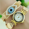 Gold Serpent Blue Eye Indian Watch