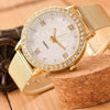 Gold Diamond Leopard Watch