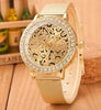 Gold Diamond Leopard Watch