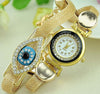 Gold Serpent Blue Eye Indian Watch