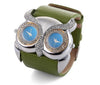 Double Movement Waterproof Owl Wristwatch