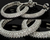 Classic Zircon Hoop Earrings