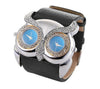 Double Movement Waterproof Owl Wristwatch