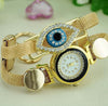 Gold Serpent Blue Eye Indian Watch